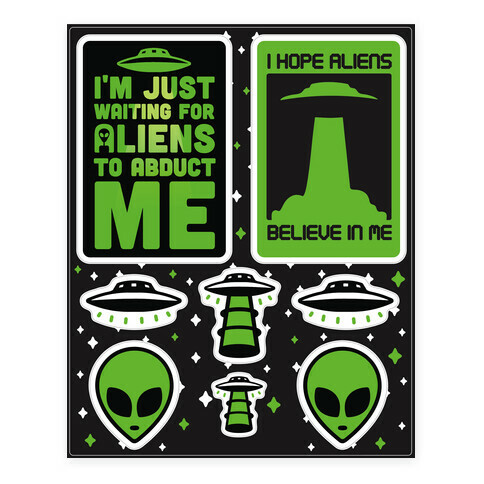 Alien  Stickers and Decal Sheet