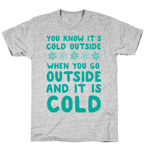 You Know It's Cold Outside T-Shirt