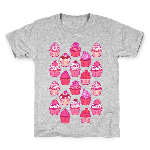 Pretty Pastel Cupcakes Kids T-Shirt