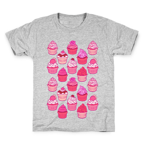 Pretty Pastel Cupcakes Kids T-Shirt