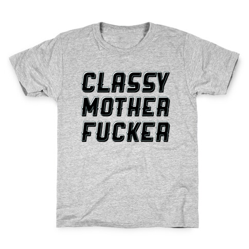 Classy Mother F***er (dark) Kids T-Shirt