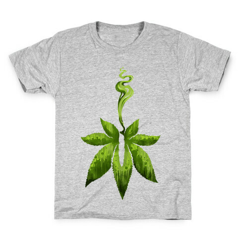 Green Leaf- Cannabis Kids T-Shirt