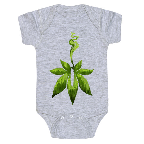 Green Leaf- Cannabis Baby One-Piece