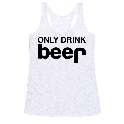 ONLY DRINK BEER (JEEP) Racerback Tank Top