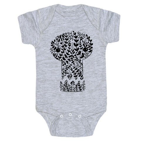 Decorative Skull Baby One-Piece