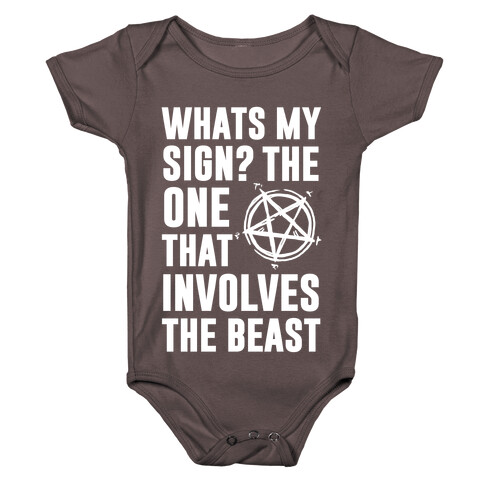 What's My Sign? The Beast Baby One-Piece