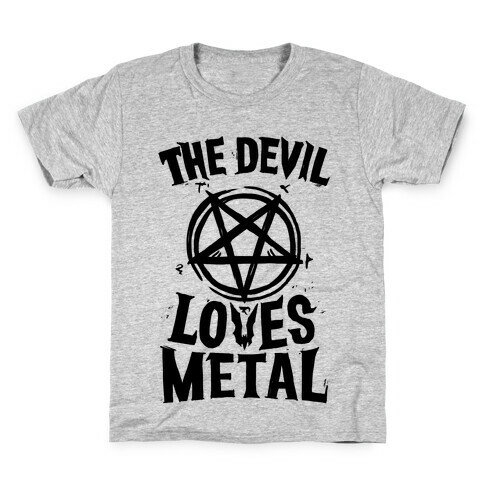 The Devil Loves Metal Kids T-Shirt