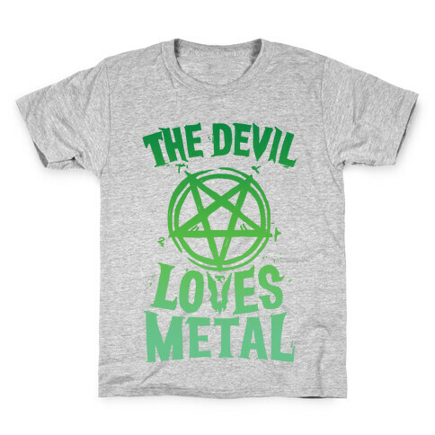 The Devil Loves Metal Kids T-Shirt