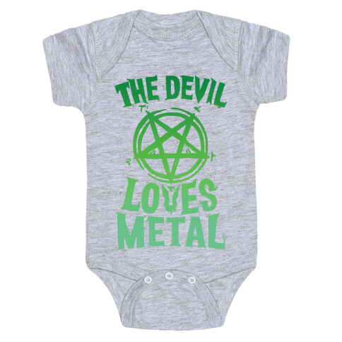 The Devil Loves Metal Baby One-Piece