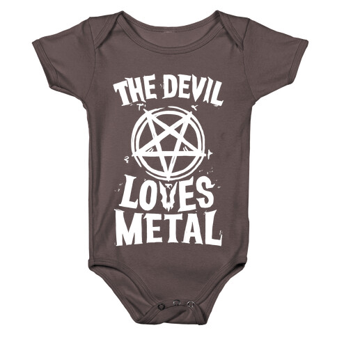 The Devil Loves Metal Baby One-Piece