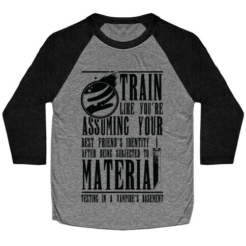 Train Like Cloud Baseball Tee