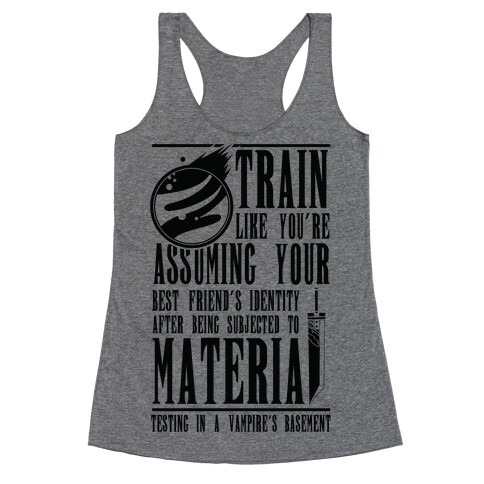 Train Like Cloud Racerback Tank Top