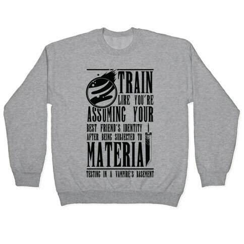 Train Like Cloud Pullover