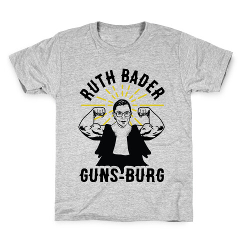 Ruth Bader Guns-Burg Kids T-Shirt