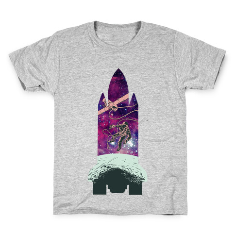 Galactic Space Vignette Kids T-Shirt