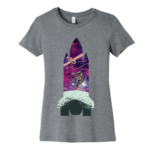 Galactic Space Vignette Womens T-Shirt