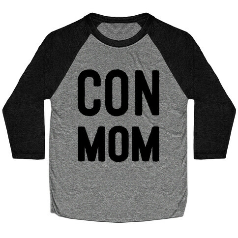 Con Mom Baseball Tee