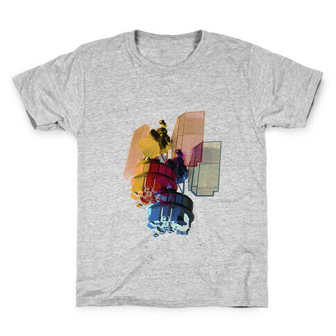 TriColor Space Satellite Kids T-Shirt