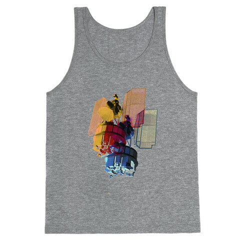 TriColor Space Satellite Tank Top