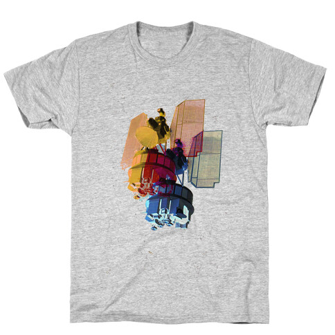 TriColor Space Satellite T-Shirt