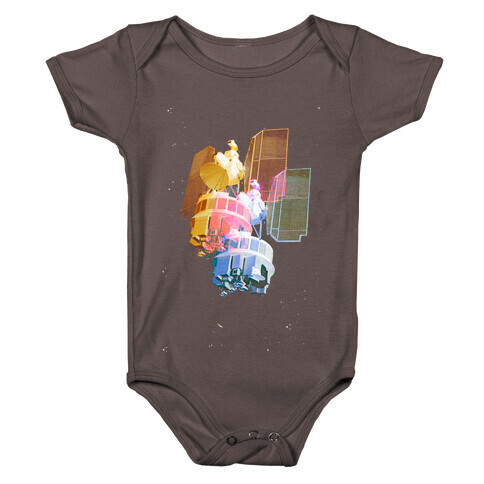 TriColor Space Satellite Baby One-Piece