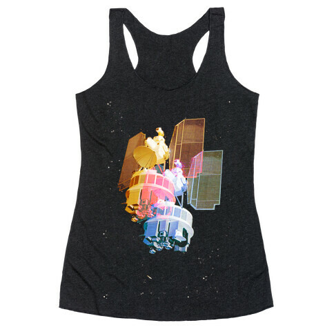 TriColor Space Satellite Racerback Tank Top