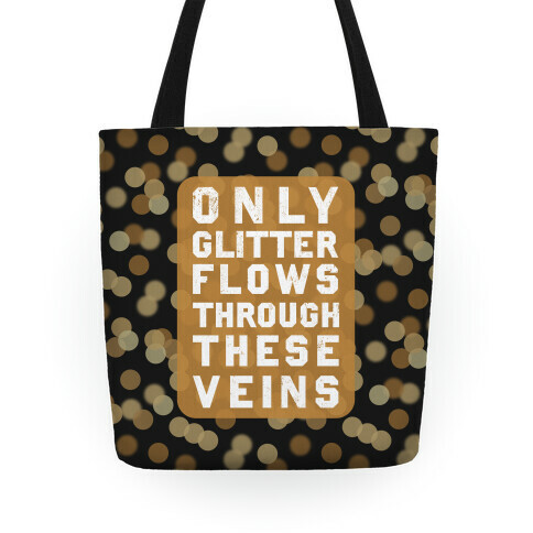 Glitter Veins Tote