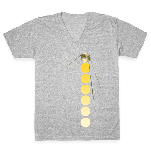 Sputnik Gold (Alternate) V-Neck Tee Shirt