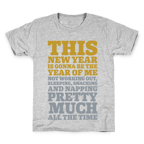 Lazy New Year Kids T-Shirt