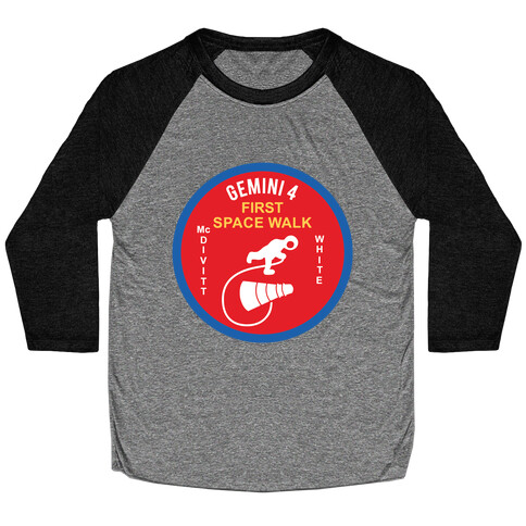 Gemini 4 First Space Walk Baseball Tee