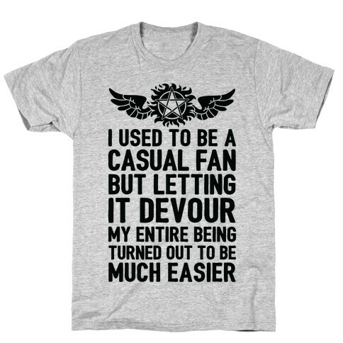 I Used To Be A Casual Fan (Supernatural) T-Shirt