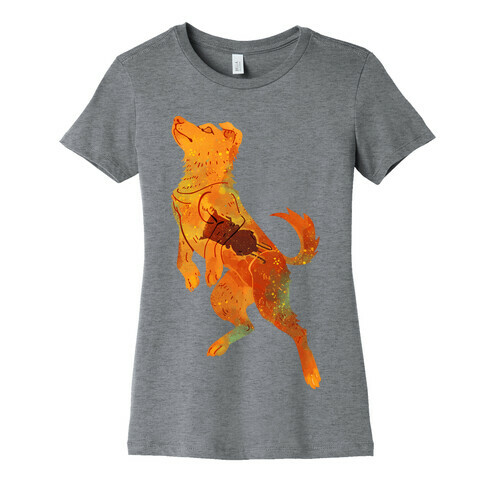 Astronaut Dog Zvezdochka Womens T-Shirt