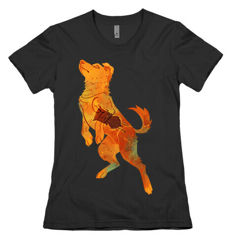 Astronaut Dog Zvezdochka Womens T-Shirt