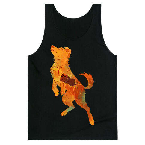 Astronaut Dog Zvezdochka Tank Top