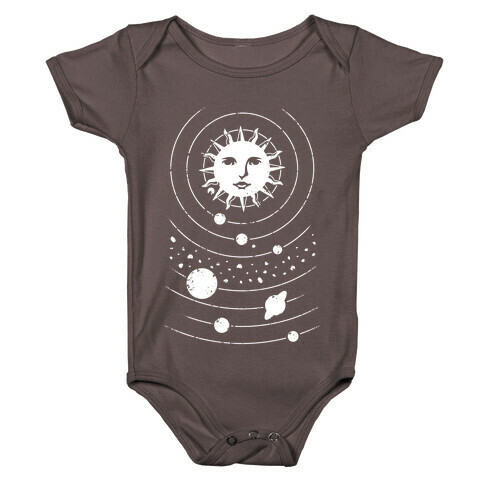 Solar System Orbit Baby One-Piece