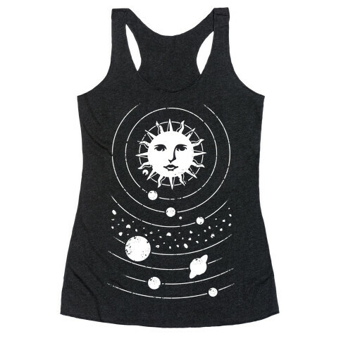 Solar System Orbit Racerback Tank Top