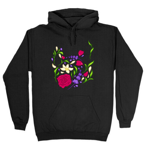 Floral Teapot Hooded Sweatshirt