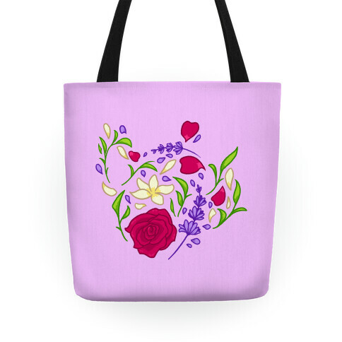 Floral Teapot Tote