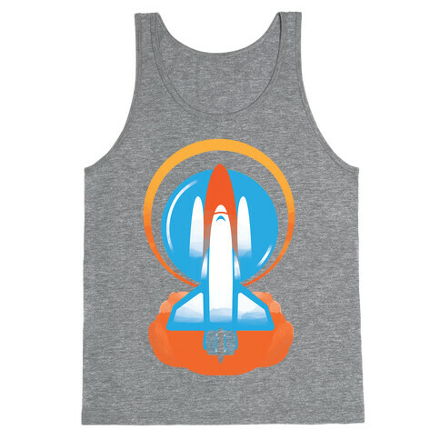 Space Ship Launch Tank Top