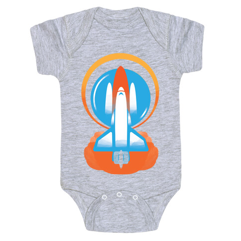 Space Ship Launch Baby One-Piece