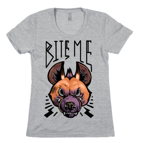 Bite Me- Hyena Womens T-Shirt