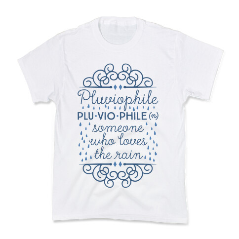 Pluviophile Definition Kids T-Shirt