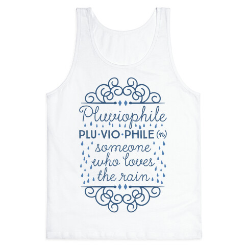 Pluviophile Definition Tank Top