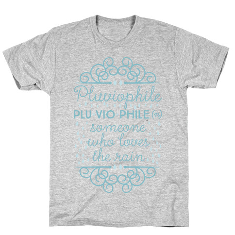 Pluviophile Definition T-Shirt