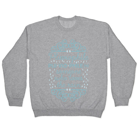 Pluviophile Definition Pullover