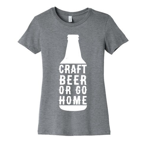 Craft Beer Or Go home Womens T-Shirt