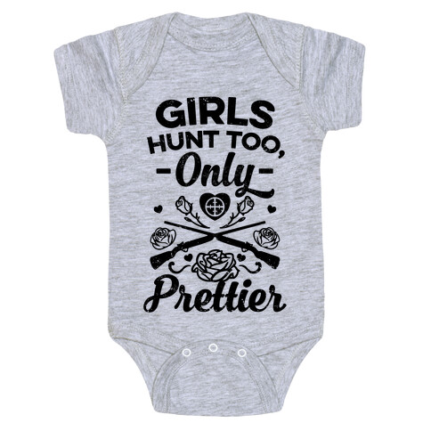 Vintage Girls Hunt Too, Only Prettier Baby One-Piece