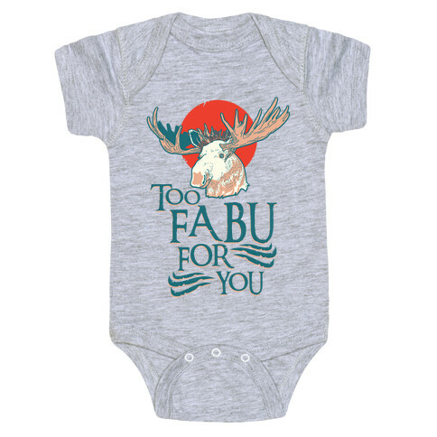 Too Fabu for You Thranduil Moose Baby One-Piece