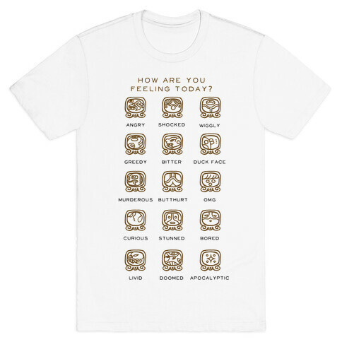 Mayan Mood Chart T-Shirt