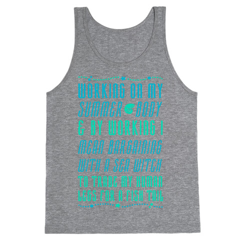 Mermaid Summer Body Tank Top